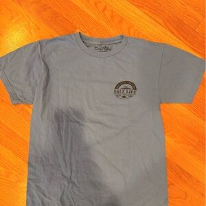 Salt Life Charcoal Tee with Logo